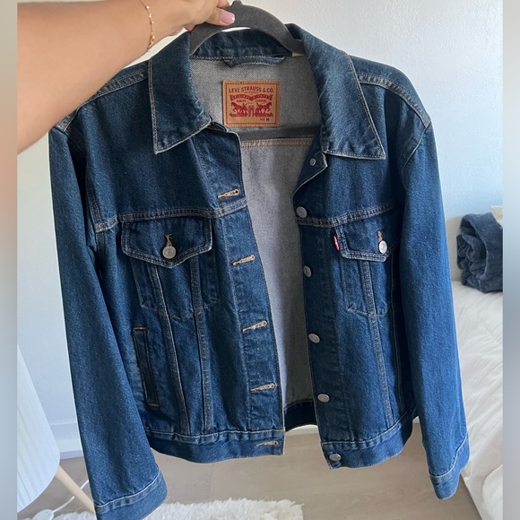 Levi's Dark Blue Denim Jacket - Picture 1 of 2